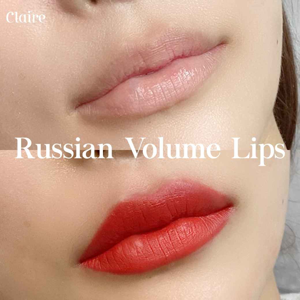 รีวิวฝังสีปาก Claire,รีวิวสักปาก,สักปาก,ฝังสีปาก,ฝังสีปาก Russian Volume Lips