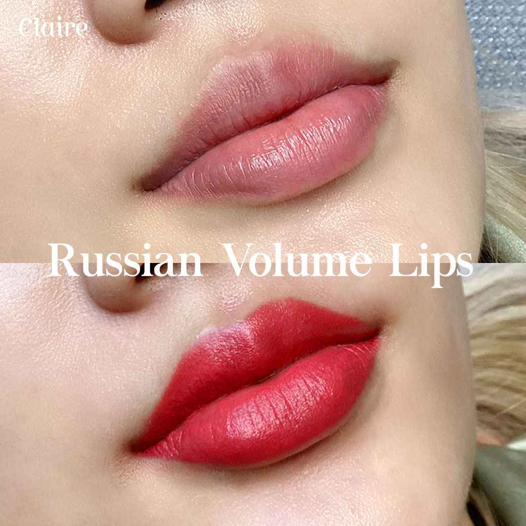 รีวิวฝังสีปาก Claire,รีวิวสักปาก,สักปาก,ฝังสีปาก,ฝังสีปาก Russian Volume Lips