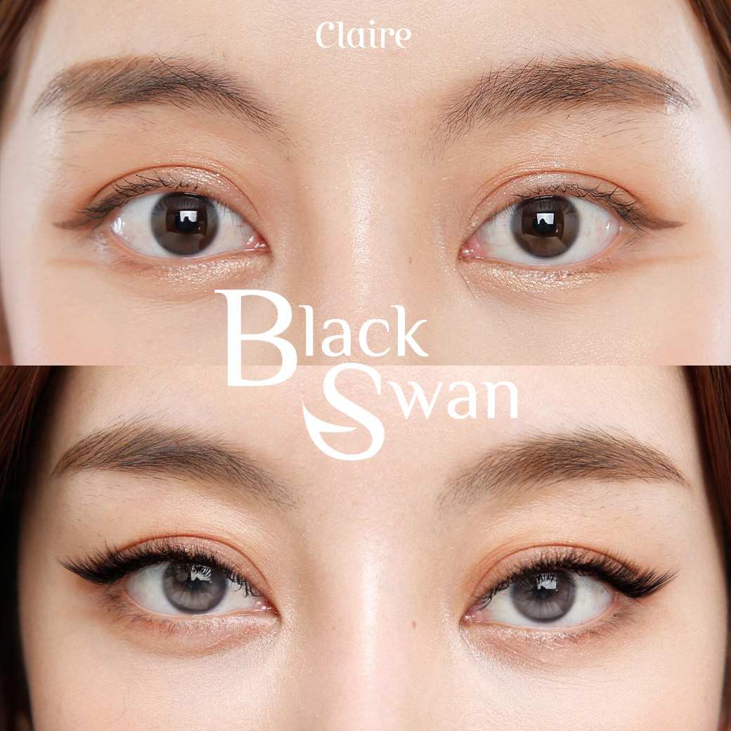 ต่อขนตา Claire,ต่อขนตาสไตล์ Black swan,รีวิวต่อขนตา