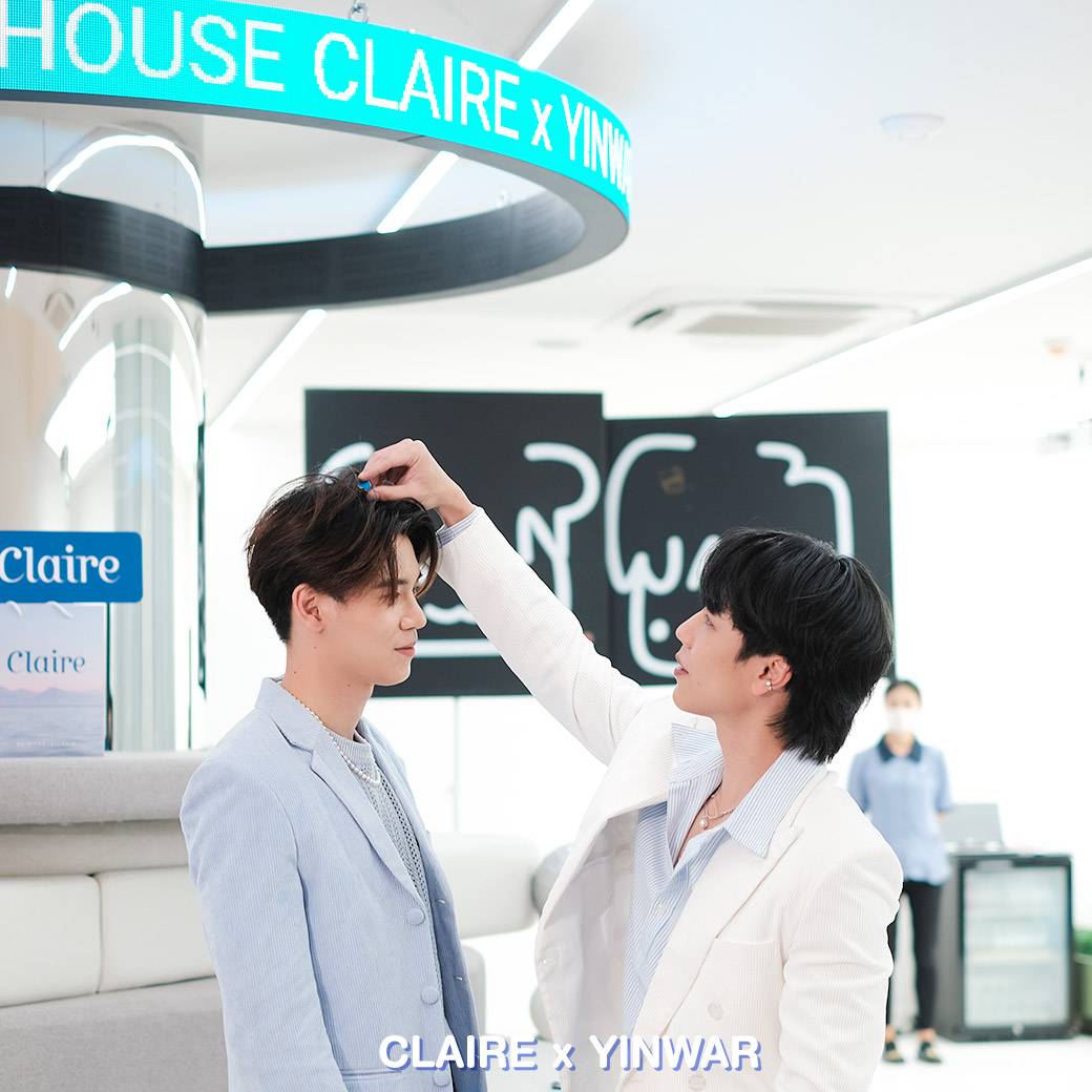 Claire x yinwar,yinwar,แคลร์,หยิ่นวอร์,เซ็นทรัลชิดลม,สยามสแควร์,เซ็นทรัลพระราม3,SLC Concept House,ต่อขนตา,ฝังสีปาก,ฝังสีคิ้ว,แว๊กซ์คิ้ว,ลงสีทิ้นท์คิ้ว,ลงสีคิ้ว,ทำเล็บ,นวดหน้า,ฝังสีปานนม