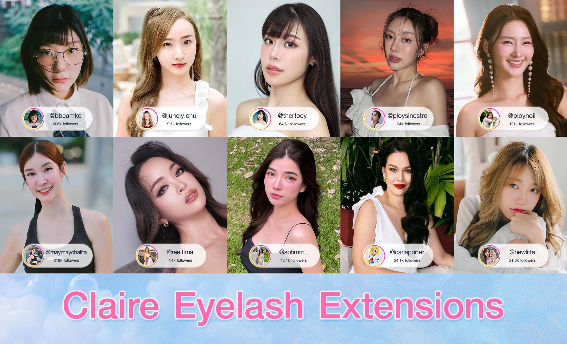 ต่อขนตา Claire Eyelash Extensions Central Rama9